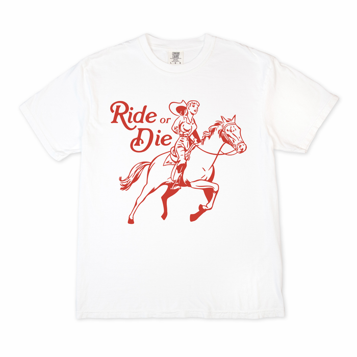 Ride or Die Cowgirl Tee