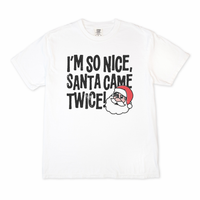 I'm So Nice Santa Came Twice Tee