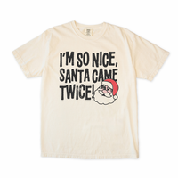 I'm So Nice Santa Came Twice Tee