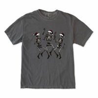 Dancing Christmas Skeletons Tee