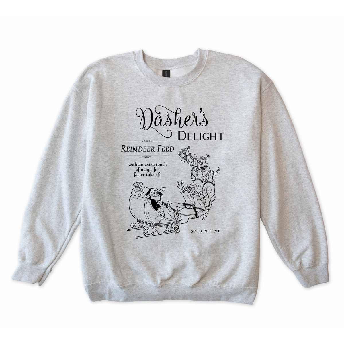 Dasher's Delight Reindeer Feed Sweatshirt