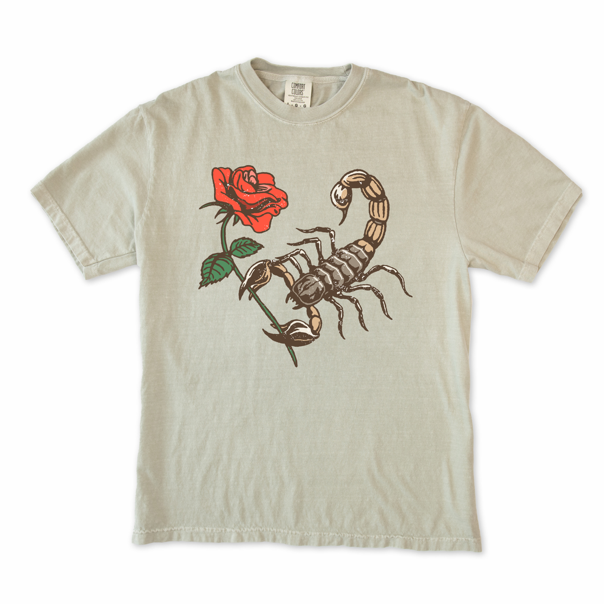 Scorpion with Rose Tee