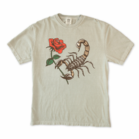 Scorpion with Rose Tee