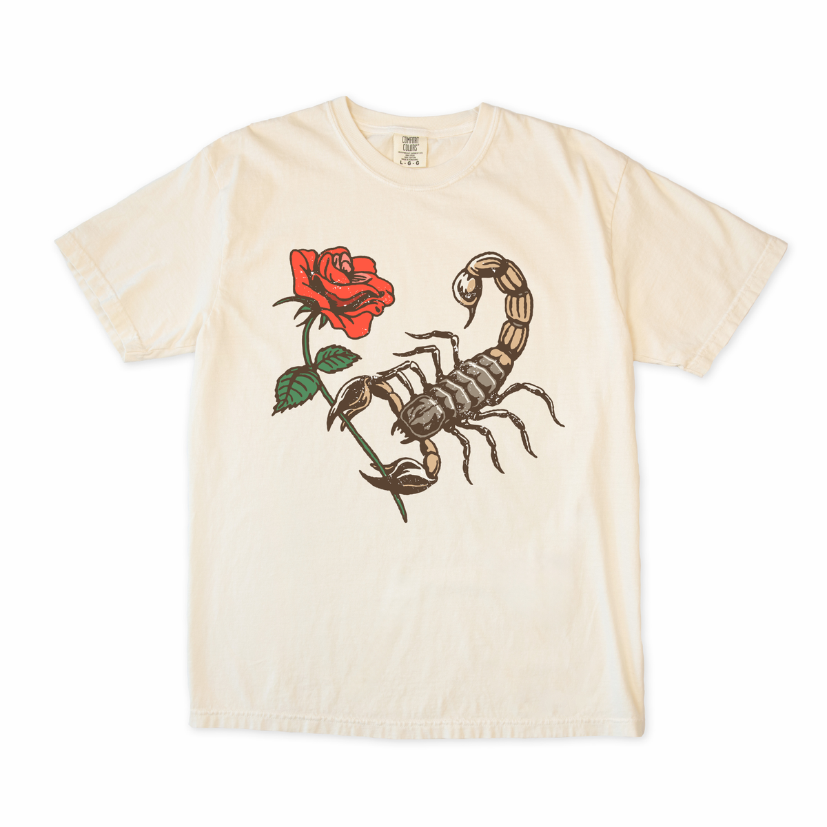 Scorpion with Rose Tee