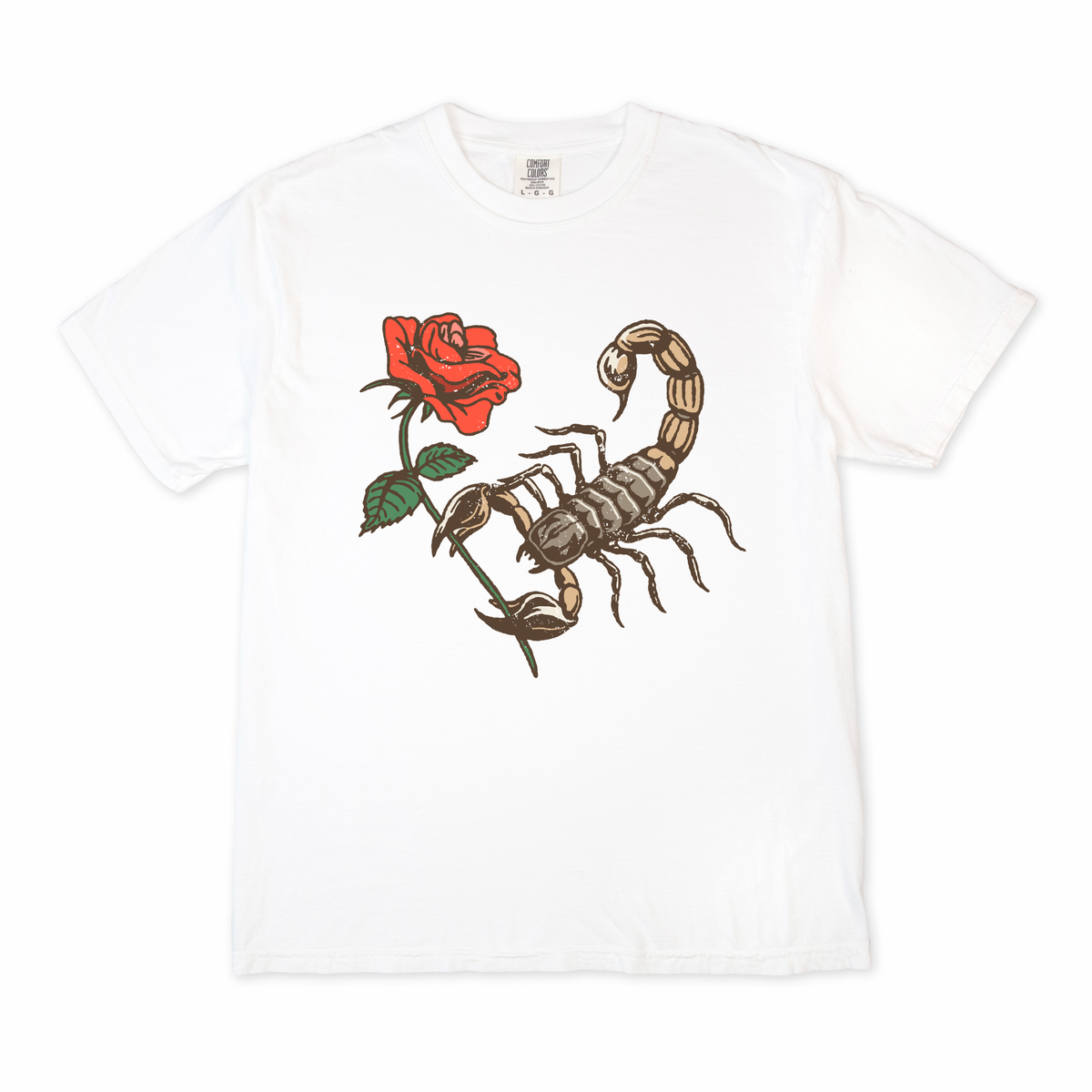 Scorpion with Rose Tee