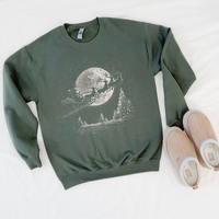 Moonlit Santa Sweatshirt