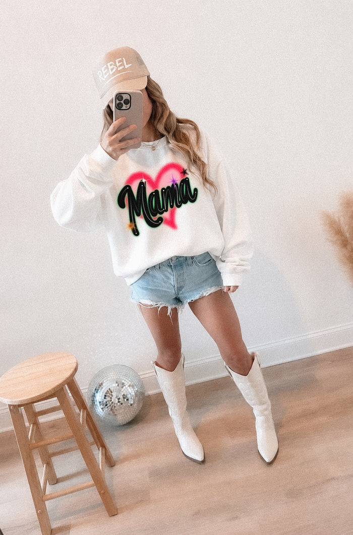 Mama Airbrush Sweatshirt