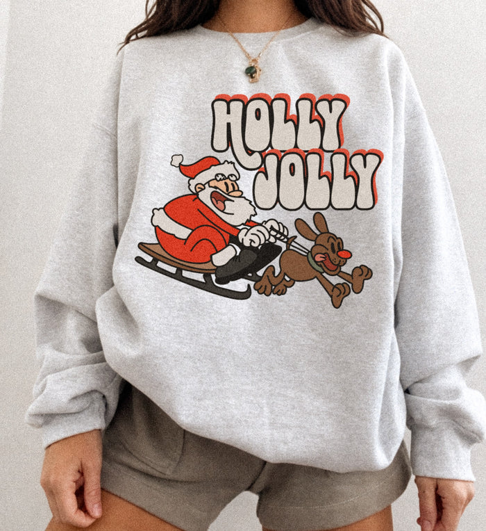 Holly Jolly Santa Sweatshirt