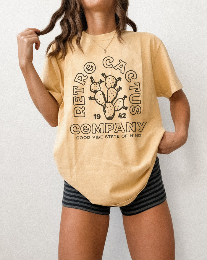 Retro Cactus Company Tee