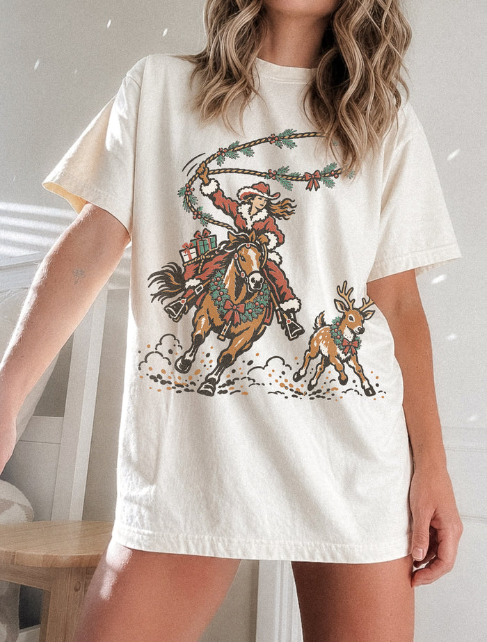 Cowgirl Christmas Tee