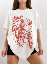 Ride or Die Cowgirl Tee