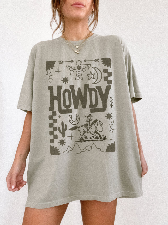 Howdy Desert Boho Tee