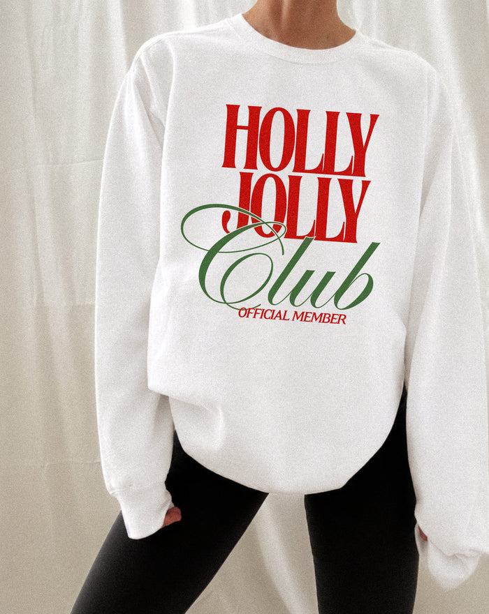 Holly Jolly Club Sweatshirt