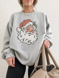 Knitted Santa Sweatshirt