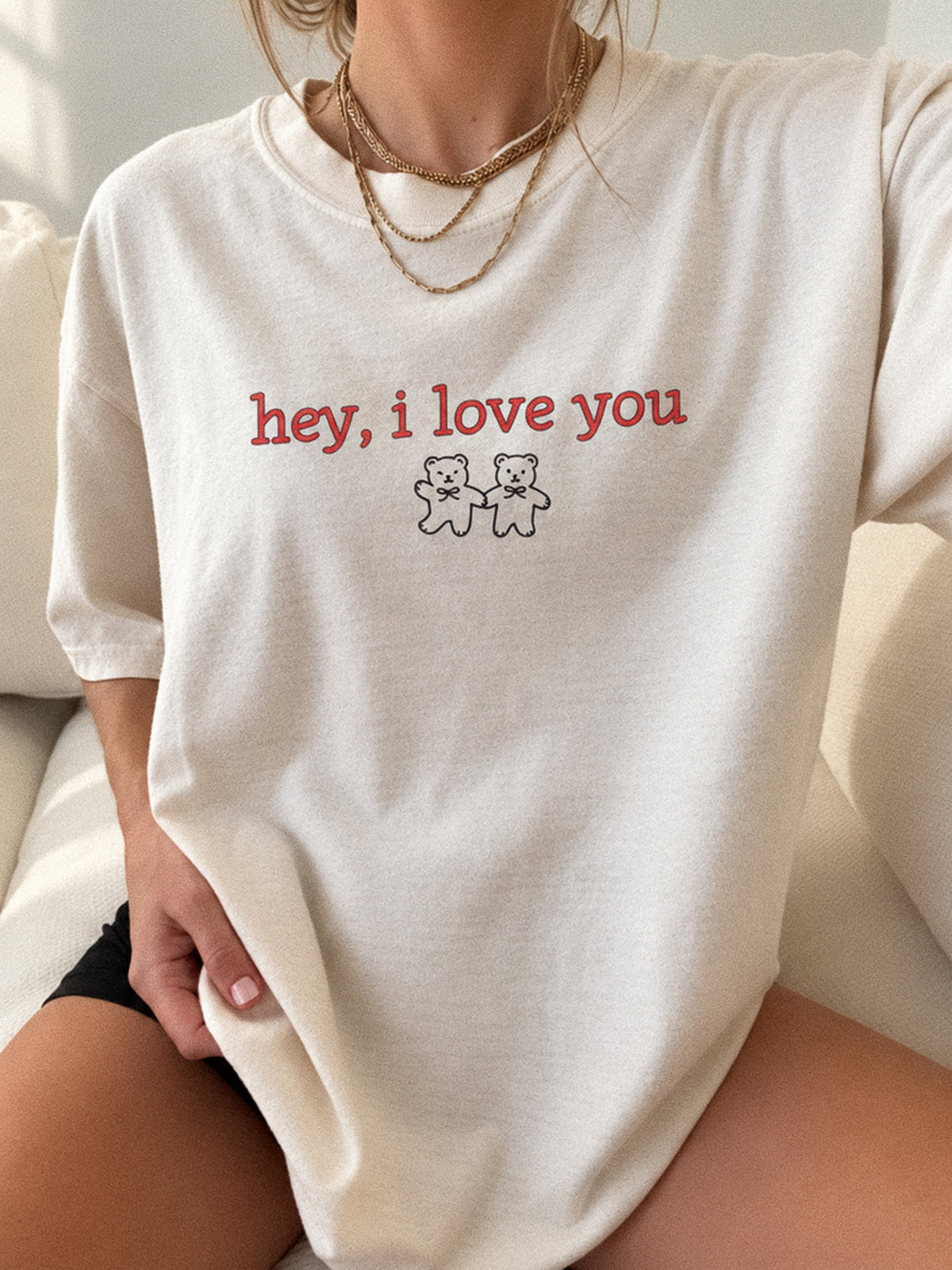 Hey, I Love You Tee